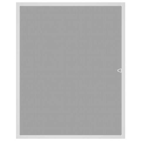 VidaXL Siatka przeciw insektom do okien Biały 120 x 140 cm