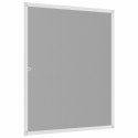 VidaXL Siatka przeciw insektom do okien Biały 120 x 140 cm