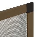 VidaXL Siatka przeciw insektom do okien brązowy 130 x 150 cm