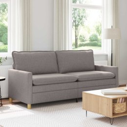 VidaXL Sofa Ciemnoszary tkanina