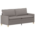 VidaXL Sofa Ciemnoszary tkanina
