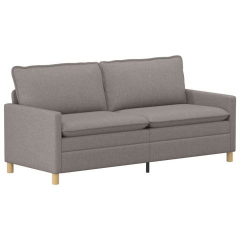 VidaXL Sofa Ciemnoszary tkanina