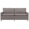 VidaXL Sofa Ciemnoszary tkanina