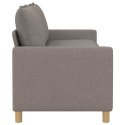 VidaXL Sofa Ciemnoszary tkanina