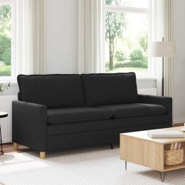 VidaXL Sofa Czarny tkanina