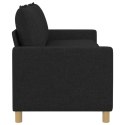 VidaXL Sofa Czarny tkanina