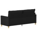 VidaXL Sofa Czarny tkanina