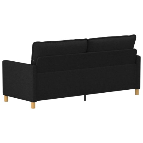 VidaXL Sofa Czarny tkanina