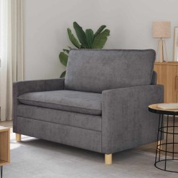 VidaXL Sofa ciemnoszary 126 x 81 x 87,5 cm Poliester