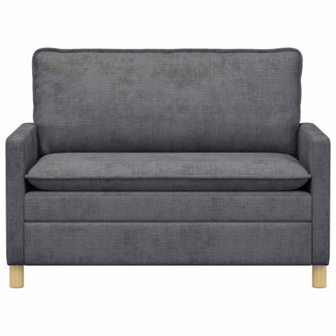 VidaXL Sofa ciemnoszary 126 x 81 x 87,5 cm Poliester