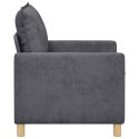 VidaXL Sofa ciemnoszary 126 x 81 x 87,5 cm Poliester