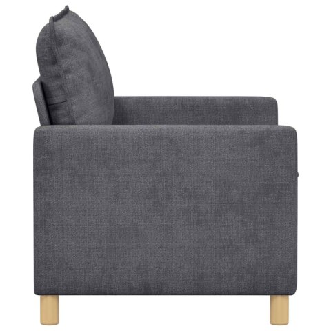 VidaXL Sofa ciemnoszary 126 x 81 x 87,5 cm Poliester