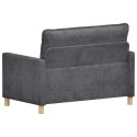 VidaXL Sofa ciemnoszary 126 x 81 x 87,5 cm Poliester