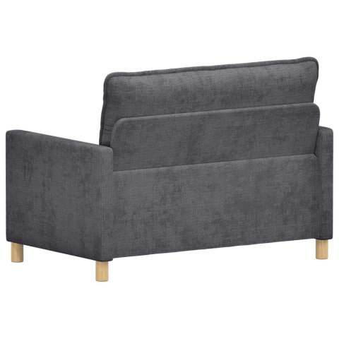 VidaXL Sofa ciemnoszary 126 x 81 x 87,5 cm Poliester