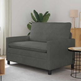 VidaXL Sofa ciemnoszary 126 x 81 x 87,5 cm tkanina