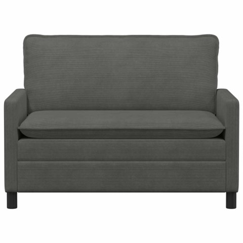 VidaXL Sofa ciemnoszary 126 x 81 x 87,5 cm tkanina