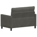 VidaXL Sofa ciemnoszary 126 x 81 x 87,5 cm tkanina