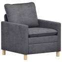 VidaXL Sofa ciemnoszary 76 x 81 x 87,5 cm Poliester
