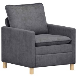 VidaXL Sofa ciemnoszary 76 x 81 x 87,5 cm Poliester