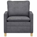 VidaXL Sofa ciemnoszary 76 x 81 x 87,5 cm Poliester