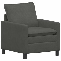 VidaXL Sofa ciemnoszary 76 x 81 x 87,5 cm tkanina