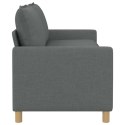 VidaXL Sofa ciemnoszary tkanina