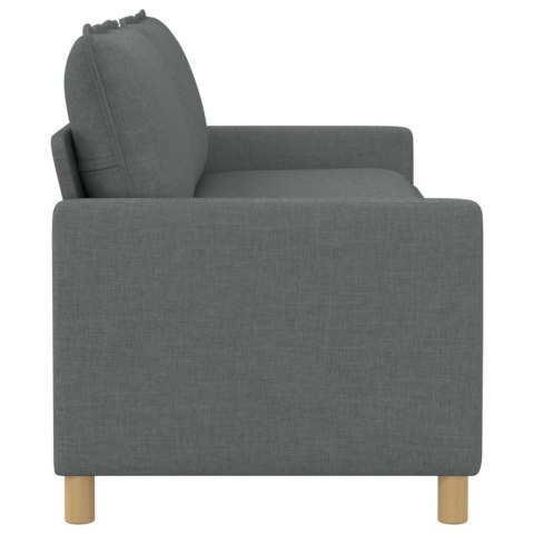VidaXL Sofa ciemnoszary tkanina