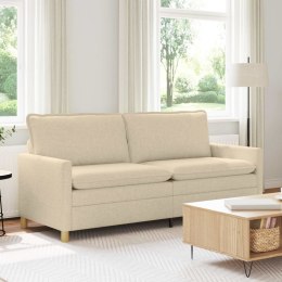 VidaXL Sofa kremowy tkanina