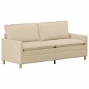 VidaXL Sofa kremowy tkanina