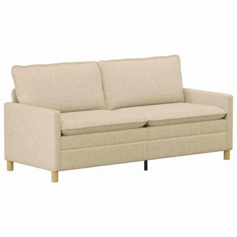 VidaXL Sofa kremowy tkanina