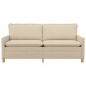 VidaXL Sofa kremowy tkanina