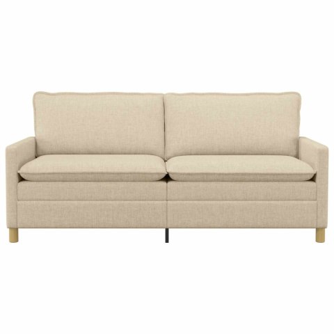 VidaXL Sofa kremowy tkanina