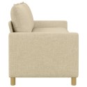 VidaXL Sofa kremowy tkanina