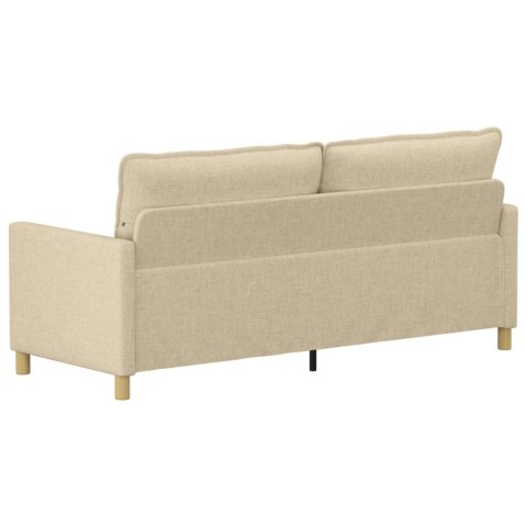 VidaXL Sofa kremowy tkanina