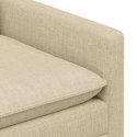VidaXL Sofa kremowy tkanina
