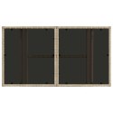 VidaXL Stół Ogrodowy Beżowy 100 x 55 x 37 cm Rattan PE i Szkło