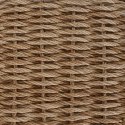 VidaXL Stół Ogrodowy Beżowy 100 x 55 x 37 cm Rattan PE i Szkło