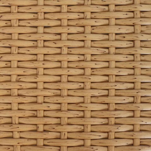 VidaXL Stół Ogrodowy naturalny 100 x 55 x 37 cm Rattan PE i Szkło