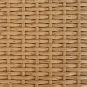 VidaXL Stół Ogrodowy naturalny 55 x 55 x 37 cm Rattan PE i Szkło