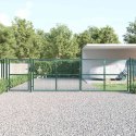 VidaXL Siatkowa bramka ogrodowa zielona 500x125 cm ocynkowana stal