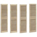 VidaXL Drzwi do szafki 4 pcs Naturalny 140,5 x 2,1 x 39,5 cm