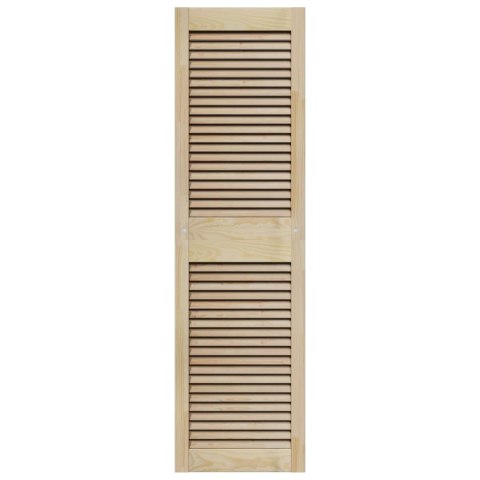 VidaXL Drzwi do szafki 4 pcs Naturalny 140,5 x 2,1 x 39,5 cm