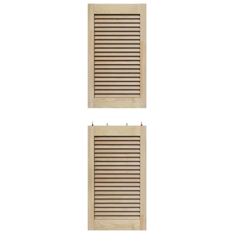 VidaXL Drzwi do szafki 4 pcs Naturalny 140,5 x 2,1 x 39,5 cm
