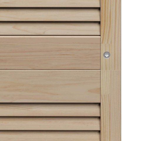 VidaXL Drzwi do szafki 4 pcs Naturalny 140,5 x 2,1 x 39,5 cm