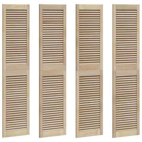 VidaXL Drzwi do szafki z drzwiami 4 pcs Naturalny 170 x 2,1 x 39,5 cm