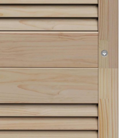 VidaXL Drzwi do szafki z drzwiami 4 pcs Naturalny 170 x 2,1 x 39,5 cm