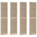 VidaXL Drzwi do szafki z drzwiami 4 pcs Naturalny 201 x 2,1 x 49,5 cm