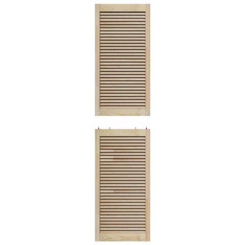VidaXL Drzwi do szafki z drzwiami 4 pcs Naturalny 201 x 2,1 x 49,5 cm
