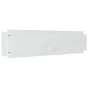 VidaXL Obrzeża trawnikowe 30 pcs Srebrny 100 x 25 x 0,07 cm