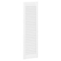VidaXL Drzwi do szafek żaluzjowe 2 szt. Białe 99x29,5 cm